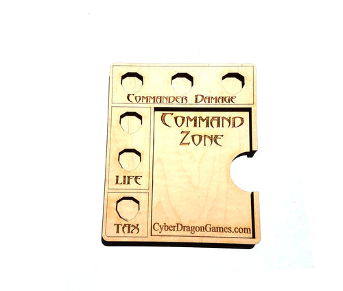 Commander Command Zone Fits Standard MTG Card Basic Card Dice Tray 